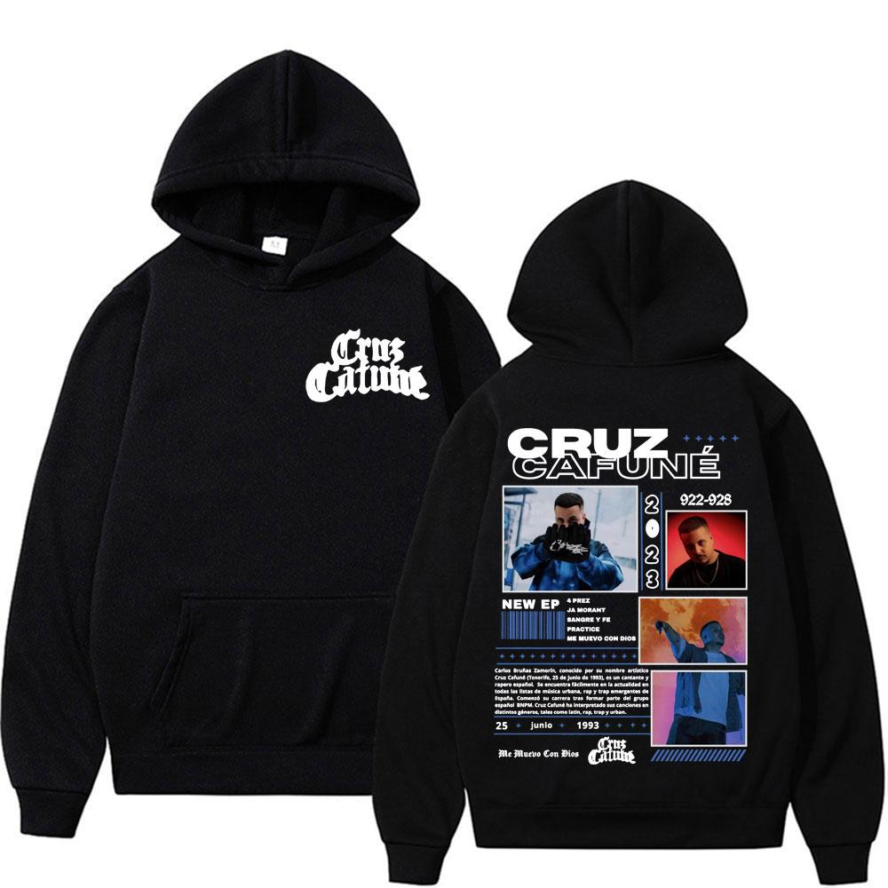 Rapper Cruz 922-928 Tour Merch Graphic Hoodies Men's Clothing Hip Hop Vintage Fashion Sweatshirts Casual Fleece Oversized Hoodie