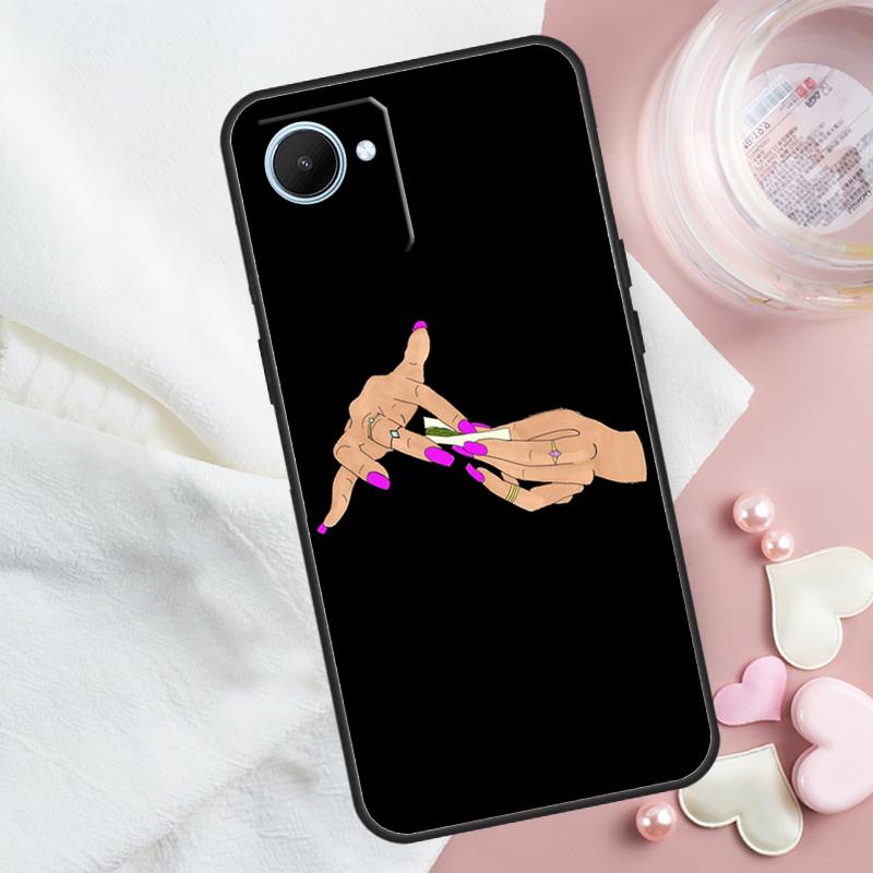 

Cool Bad Girl For Realme 13 12 10 11 14 Pro Plus GT 6T 6 5 GT7 Pro C55 C51 C21Y C25S C75 C61 C53 C67 Case Realme 10 Pro