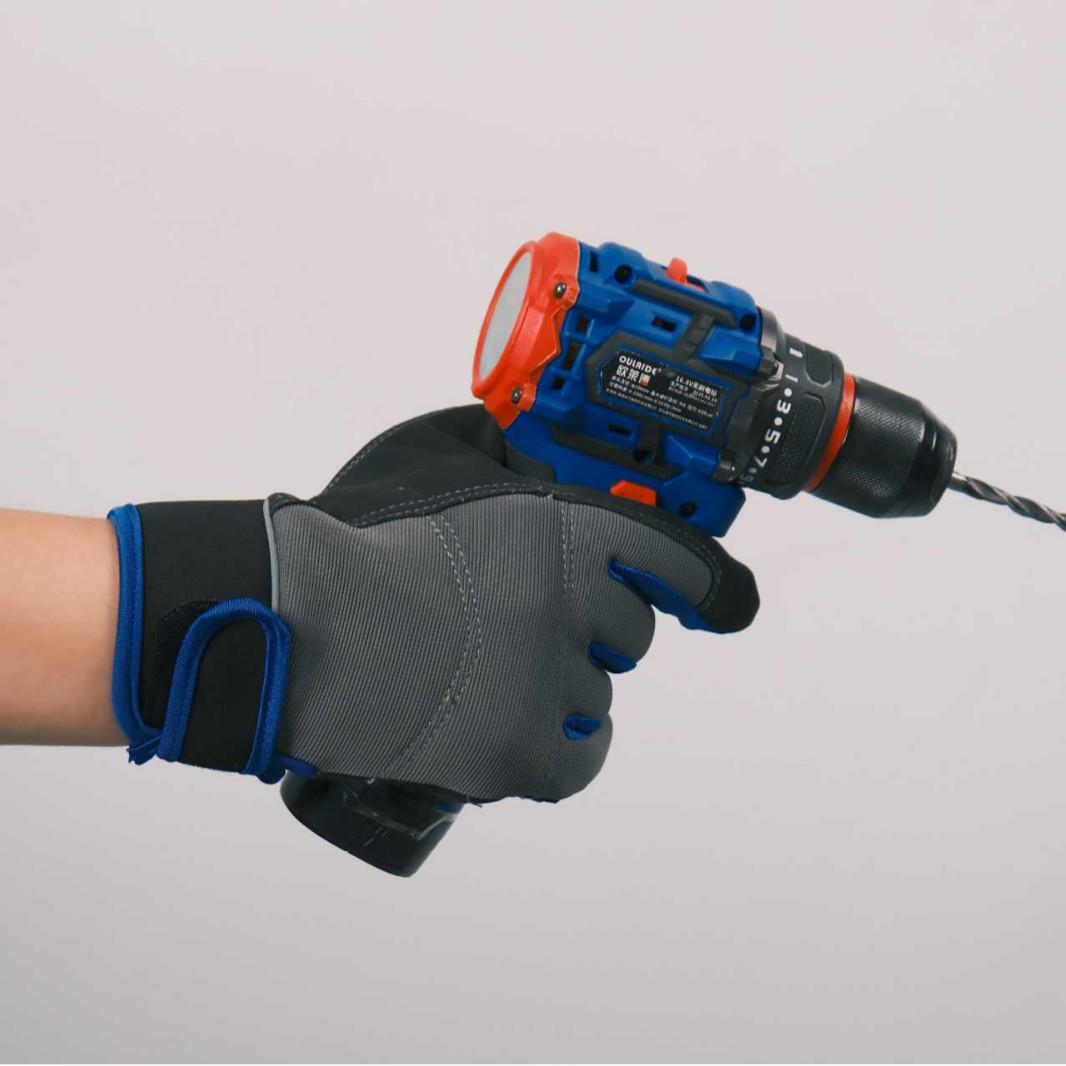 Рабочие перчатки из микрофибры с защитой от проколов: Износостойкий, противоскользящий полиэстер для защиты в сельском хозяйстве, лесном хозяйстве и животноводстве