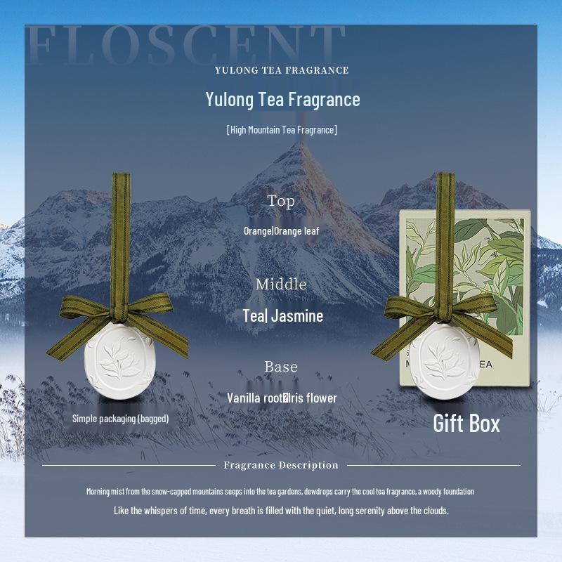 Tea Scented Air Freshener Sheets - Long-lasting Deodorizing Hangers for Wardrobe and Bedroom