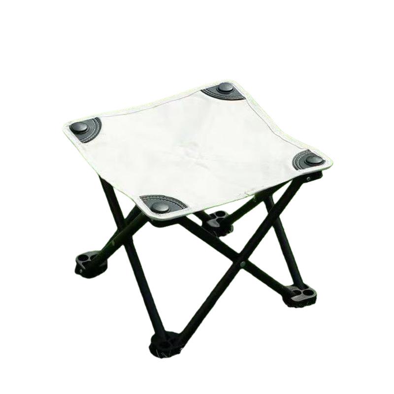 Portable Folding Outdoor Fishing and Camping Chair with Backrest and Oxford Cloth.