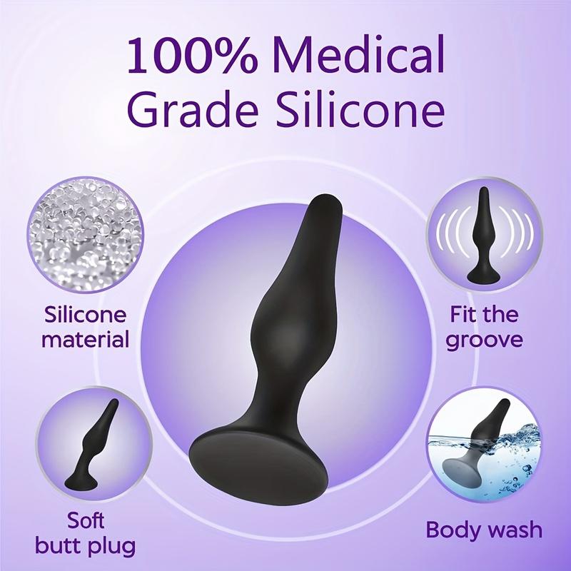 Beginner Silicone Butt Plug Anal Plug for Men Women Prostate Massager for Gay Mini Anal Bullet Masturbator Sex Toy for Men