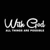 MitGott Ist Alles Möglich Autoaufkleber Auto Styling Aufkleber Wasserdicht Lichtbeständig Für Auto LKW Laptop Gepäck Dekoration