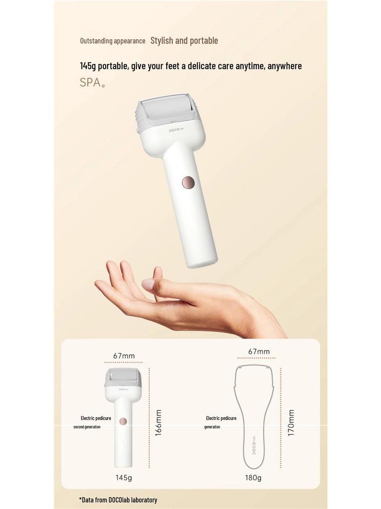 DOCO Electric Foot Scrubber & Callus Remover with Customer Service Support