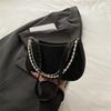 Women S High End Diamond Quilted Crescent Underarm Bag Versatile Small Shoulder Crossbody Handbag