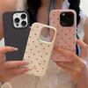 Luxury Minimalist Polka Dots INS Couple Case For Xiaomi Redmi Note 14 13 12 Pro Plus 5G 4G 10 11 10S 11S 14C 12C 10C 9A A5 A3