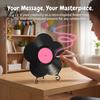 Customizable Record Art Flower Vinyl Ornament, DIY Custom Board, with Hand Painted Display Stand Design, Personalized Birthday Anniversary Message