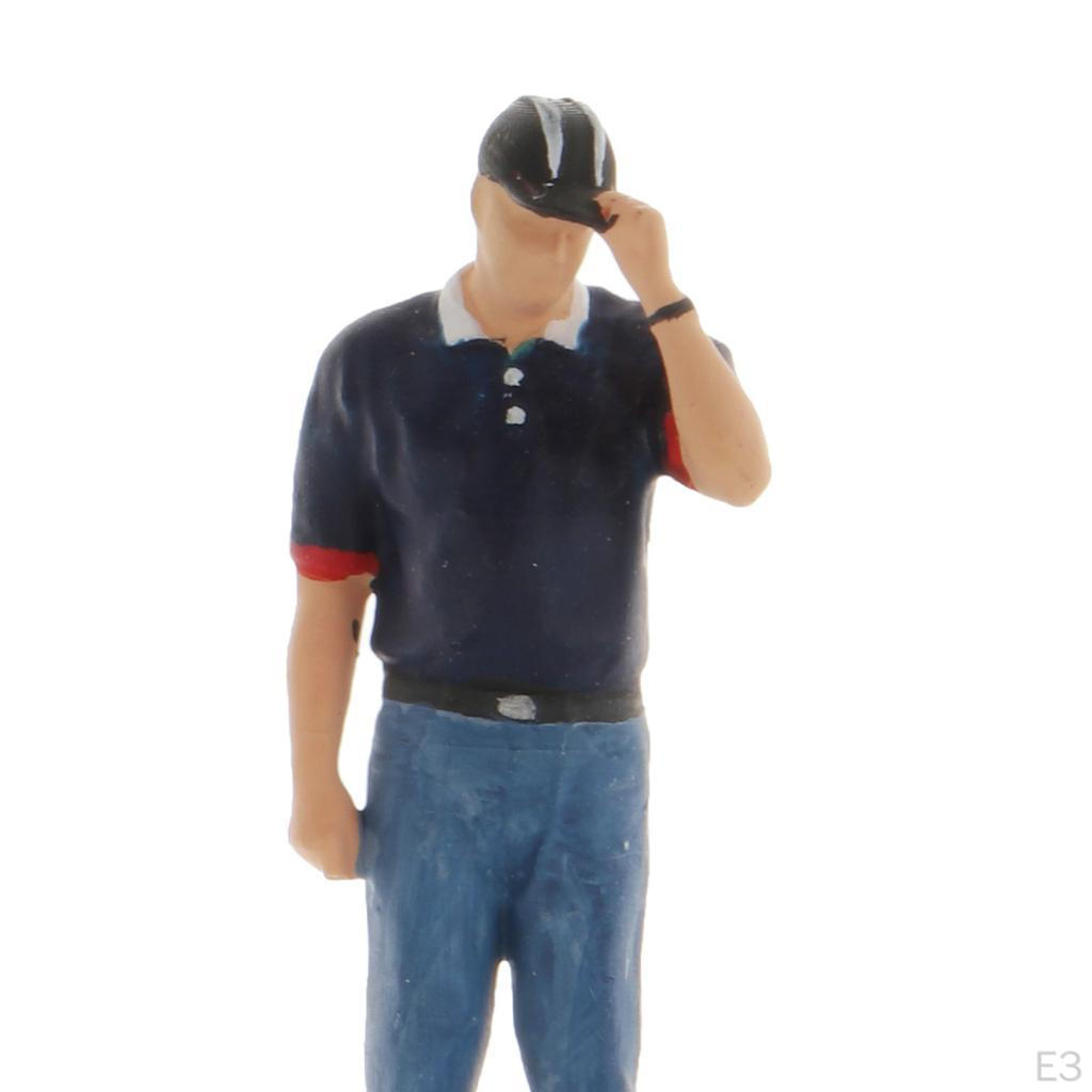 Malt modellpersoner Figurer1:64 S-skala Togparkgate