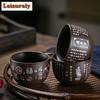 100ml Chinese Yixing Purple Clay Teacup Portable Heart Sutra Meditation Cup Handmade Boutique Master Tea Bowl Customized Tea Set