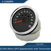 ELING Motorcycle Universal 85mm GPS Speedometer 0-299km/h MPH with 0-12000RPM Tachometer Trip Odometer with Gear Number N 1-6