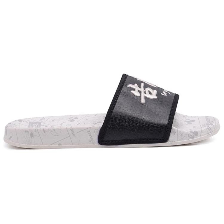 Li Ning Ln Slipper Comfortable Sports Slide Sandals Men Footwear Pearl-White AGAQ003-6
