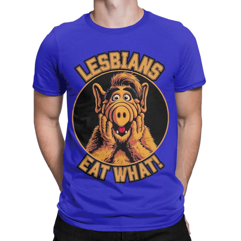 Lesbians Eat What Funny Alf Funny 100 Cotton Tshirt Alf Tops Tees For Unisex