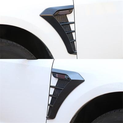 2x Carbon Fiber Look Car Side Fender Air Flow Vent Cover Trim For Toyota Corolla