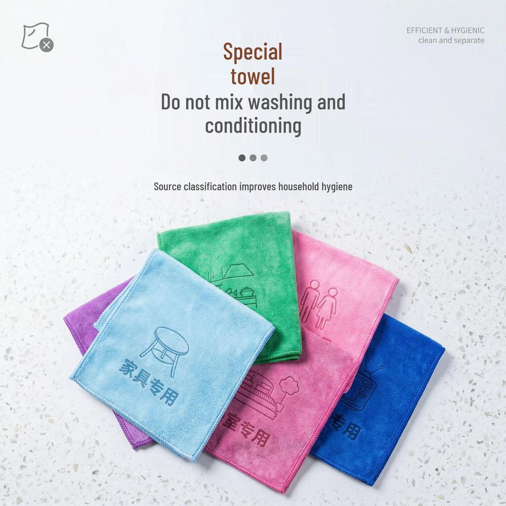 Thick, Absorbent, Lint-Free Towels for Home Zoning, Kitchen Use, Storage, and Cleaning