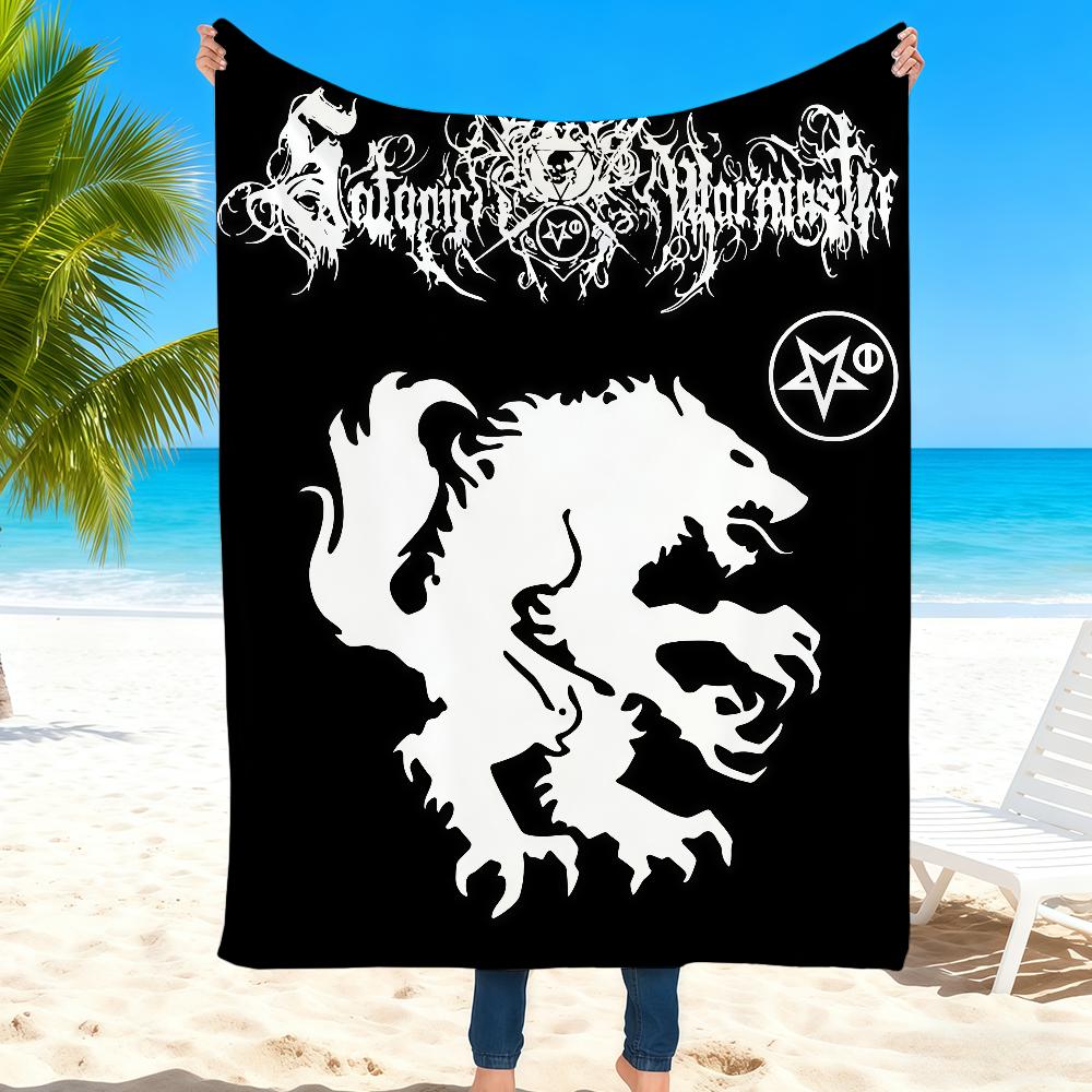 S-Satanic W-Warmaster Band Blanket Super Warm Comfortable Plush Throw Blanket Child Home Sofa Bedroom Gift