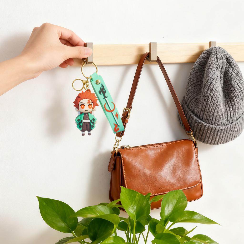 Acrylic Keychain Pendant Student School Bag Cute Decoration Small Gift