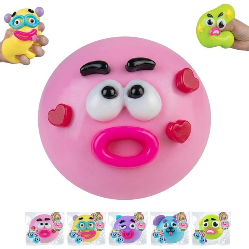 Smushers Squishy, Curiosities Hund Fa Swap Squishy Spielzeug, Weich Formbar Niedlich Langsamer Aufstieg Quetschspielzeug Spaß für Erwachsene Geschenke