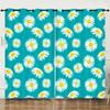 Flower Series Sunflower Digital Printing Curtain Blackout And Punching