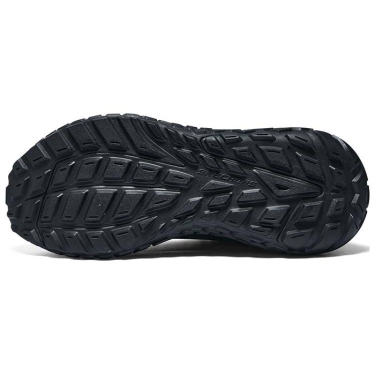 Skechers Monster EVO Men Black Low Top Casual Shoes Mesh Synthetic Leather Comfort Cushion Warm 232744-BBK