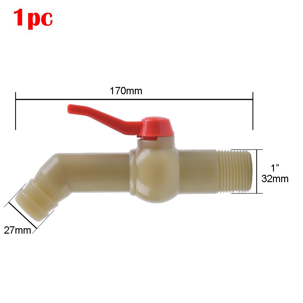 Garden Tank Faucet Filter Press S60X6 IBC Water Box Adapter Lengthen Connector Valve Sturdy Plastic Tap Hose Sludge Treatment