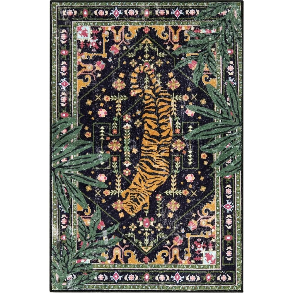 Wood Grain Pattern Kitchen Carpet Waterproof Oil-proof PVC Rug Light Luxury Anti-slip Anti-scratch Floor Mats Cutable Floor Mats