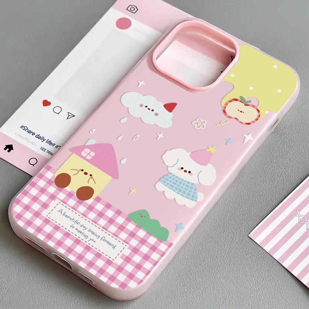 Malt telefondeksel til iPhone 15 11 13 14 for 15 16 Pro Max 12 13 16 Pro Søtt Fasjonabelt Morsomt Lanyard-telefondeksel Siste Toppselgende Anbefalinger