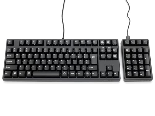 

FILCO Majestouch TKSP Office Set [Tenkeyless KB + TenKeyPad 2 Pro PBT] Japanese Arrangement Cherry MX Blue Axis Model with Asagi Keeper Black FKBN9122