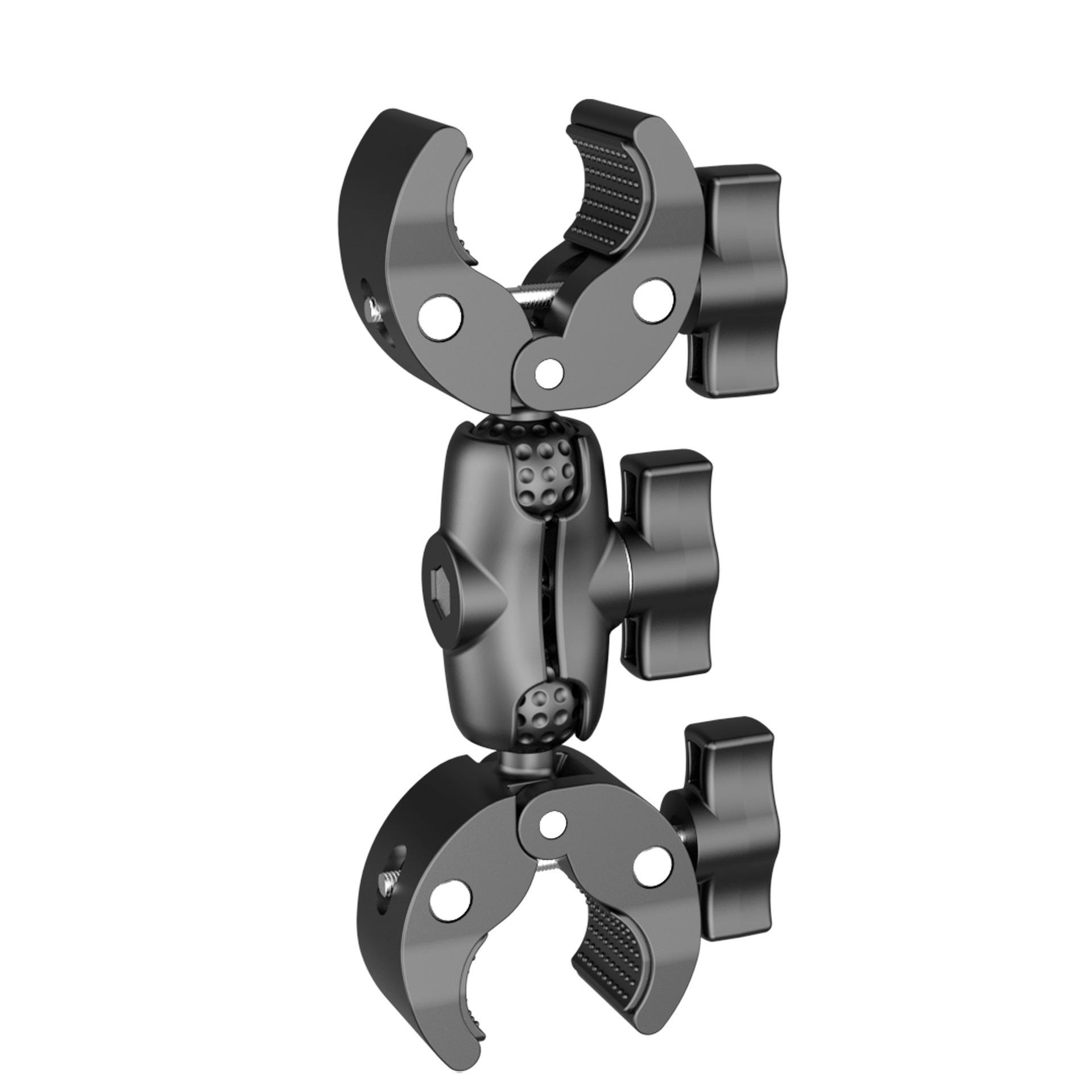 

Подходит для GoPro Sports Camera Велосипедная палка для селфи Держатель Двусторонний крепкий зажим Зажим для краба для наблюдения и съемки 19cm кислотные зеленого