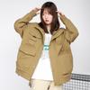 New Balance Multiple Pockets Cargo Windproof Sports Logo Jacket Dark Brown Unisex AMJ13384-OV