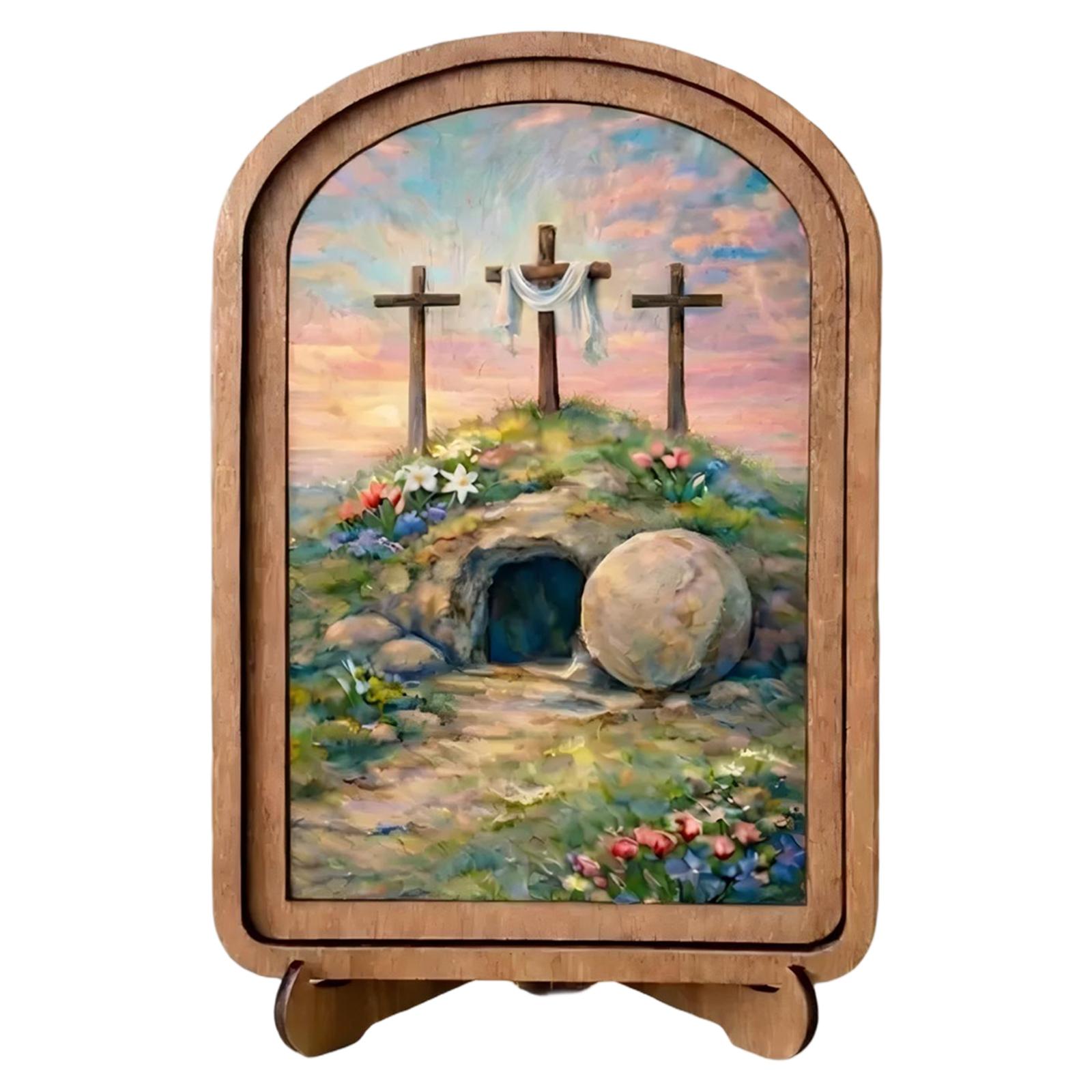 Photo Frame Wooden Ornament Creative Desktop Decoration