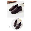 Women's Single Shoes Spring Korean Version Thick-heeled Casual Shoes College Style British Small Leather Shoes Round Toe