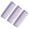 10PCS Wide Tooth Comb Detangling Ergonomic Handle Portable Hair Care Comb for for Curly Wet Long