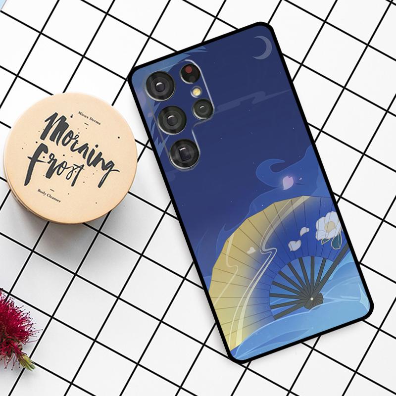 Genshin Impact Kamisato Ayaka Case For Samsung Galaxy S21 S22 S23 S24 S25 Ultra S9 S10 S25 Plus S25 FE S20 FE Phone Cover