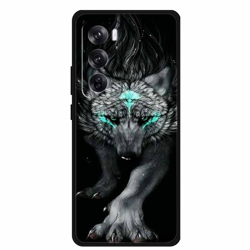 For Oppo Reno12 Pro 5G Cases Shockproof Phone Cover Soft Silicone Fashion Cool Cases for OPPO RENO 12 PRO CPH2629 Bumper Coque