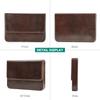 Handmade Genuine Leather Pen Case Multicolor 12 Slots Luxury Pen Box Pen Holders Office School Stationery Fountain Pen Pouch
