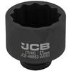 JCB Impact Socket 3/4" 53mm 12-point Cr-Mo Socket Wrench