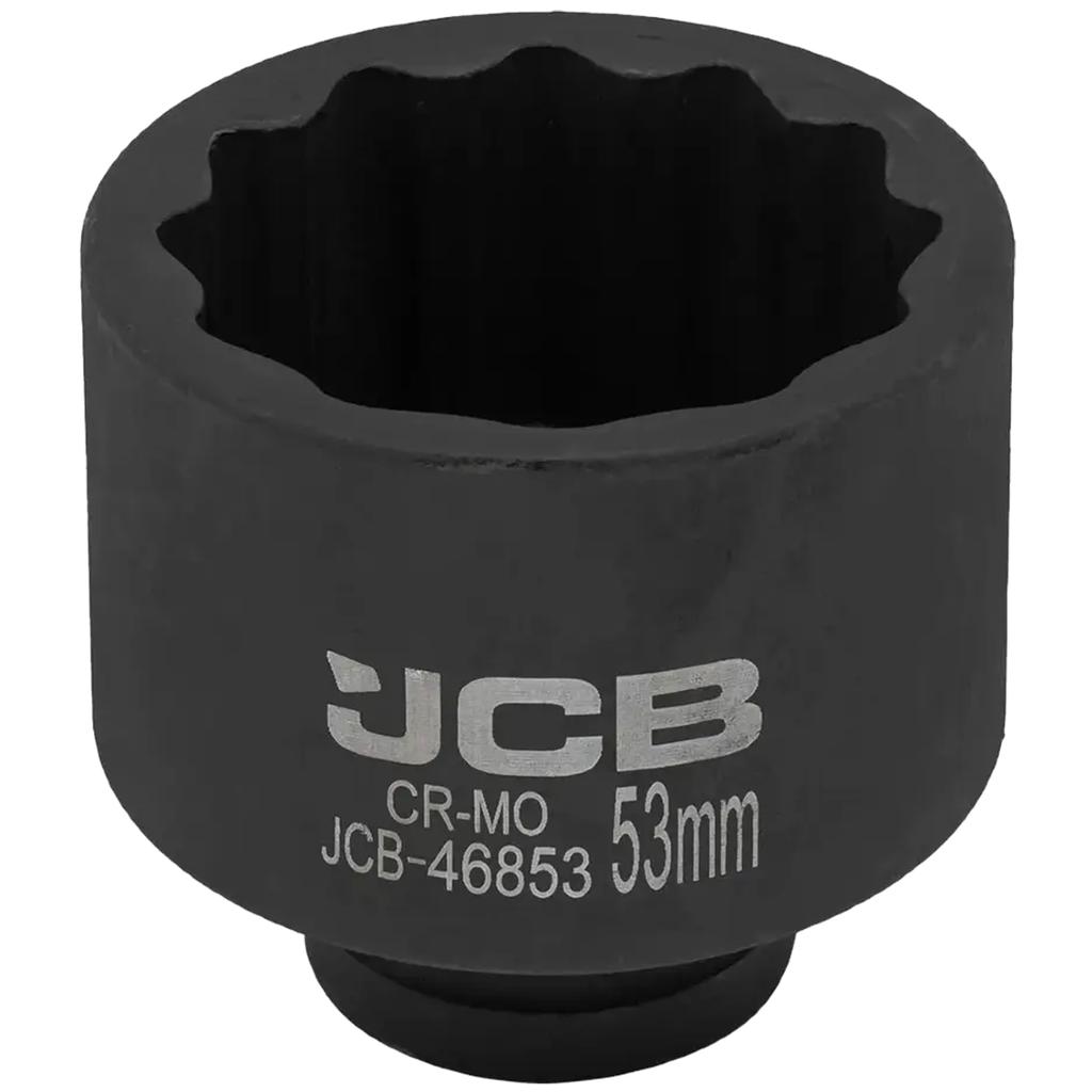 JCB Impact Socket 3/4" 53mm 12-point Cr-Mo Socket Wrench