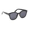 TF Mirror Leg Logo Cat Eye Sunglasses Unisex sunglasses Black FT1137K-5501A