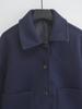 2024 Autumn/Winter European & American Women's Loose Woolen Coat