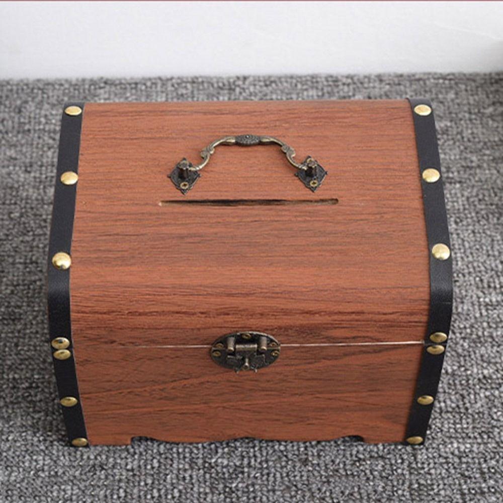 Decorative Jewelry Saving Pirate Organizer Handmade Money Lock Boxes  Children Gifts