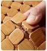 Breathable Bamboo Cooling Seat Cushion for Long Summer Use - Ideal for Office Chairs and Cars.