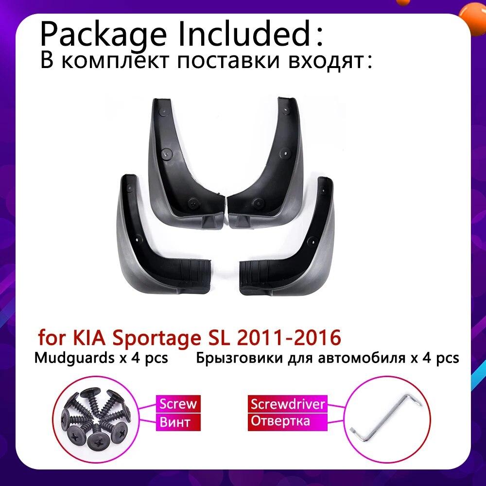 Auto-Schmutzfänger, für Kia Sportage SL 2011 2012 2013 2014 2015 2016, Schmutzfänger, Spritzschutz, Kotflügel, Kotflügel, Schmutzfänger, Zubehör
