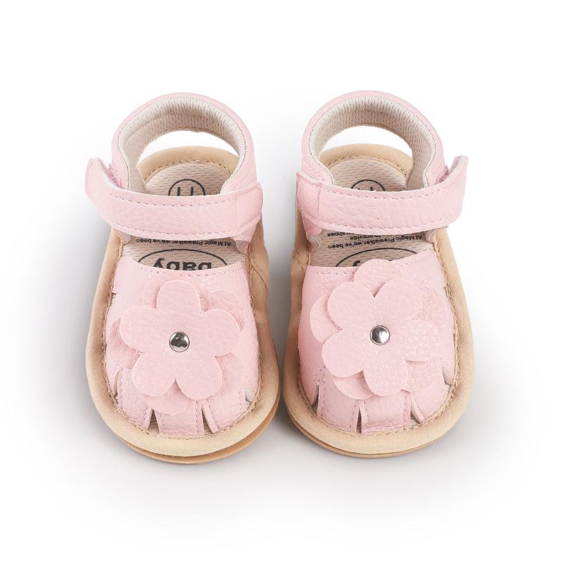 Soft Sole Summer Sandals for 0-1 Year Old Baby Girls