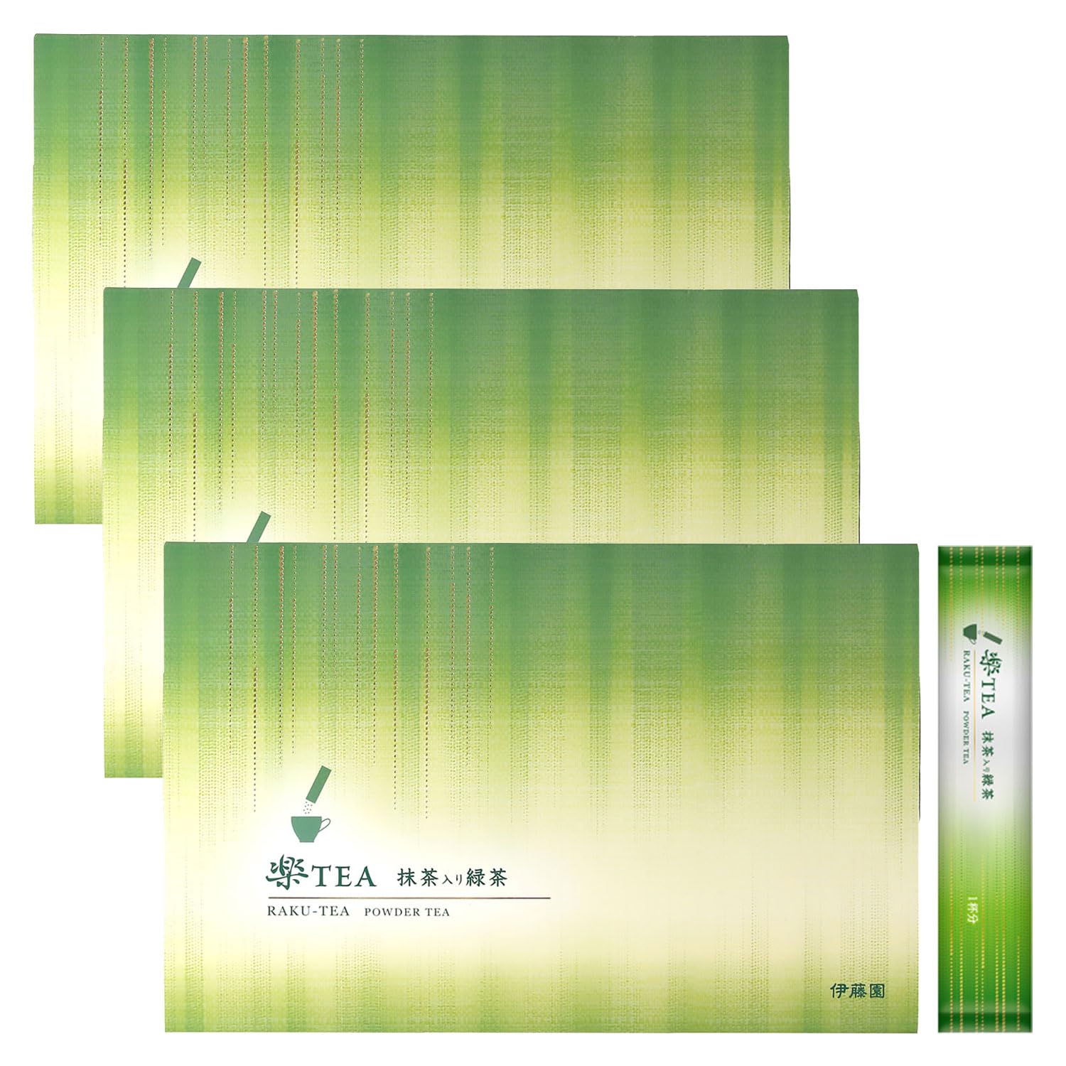 

Официальный Специальный Раку ЧАЙ Матча Зеленый 1г х 25 стиков х 3 Растворимый чай [Магазин Itoen] Чай, коробки,