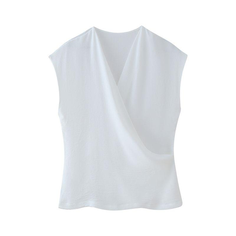 Kaslead New Women Clothes Western Style Draping Double Placket Top Casual Pants 0264170 0264169