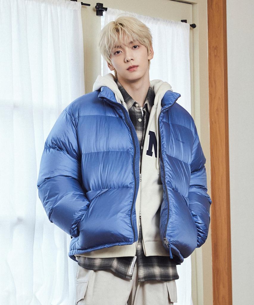 Covernat Pertex Civic Rds Short Puffer Dark Blue