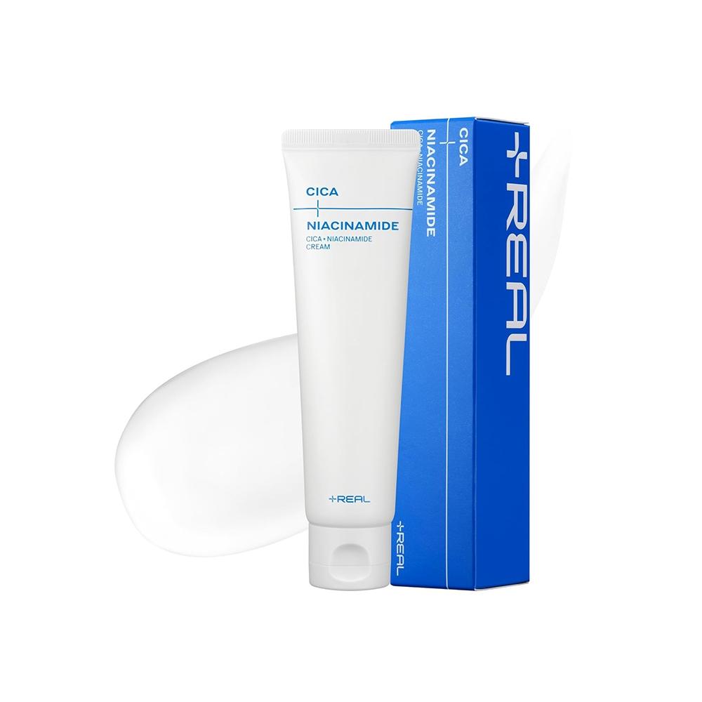 

Plus Real Cica Ниацинамид Успокаивающий отбеливающий крем