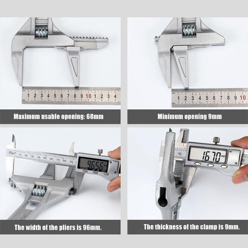 Multifunctional Adjustable Wrench For Bathroom Plumbing Repair Hand Tool