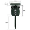 garden pest control ultrasonic deer repeller solar powered