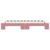 Daybed Extendable Pink 90x200 cm Velvet